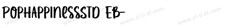 PopHappinessStd EB字体转换